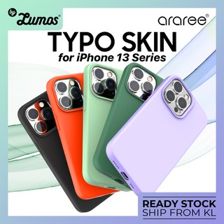 Araree เคสโทรศัพท์มือถือ ซิลิโคนนิ่ม ป้องกัน ผิวเรียบ ลาย TYPOSKIN สําหรับ Apple iPhone 13 13 Mini 13 Pro 13 Pro Max