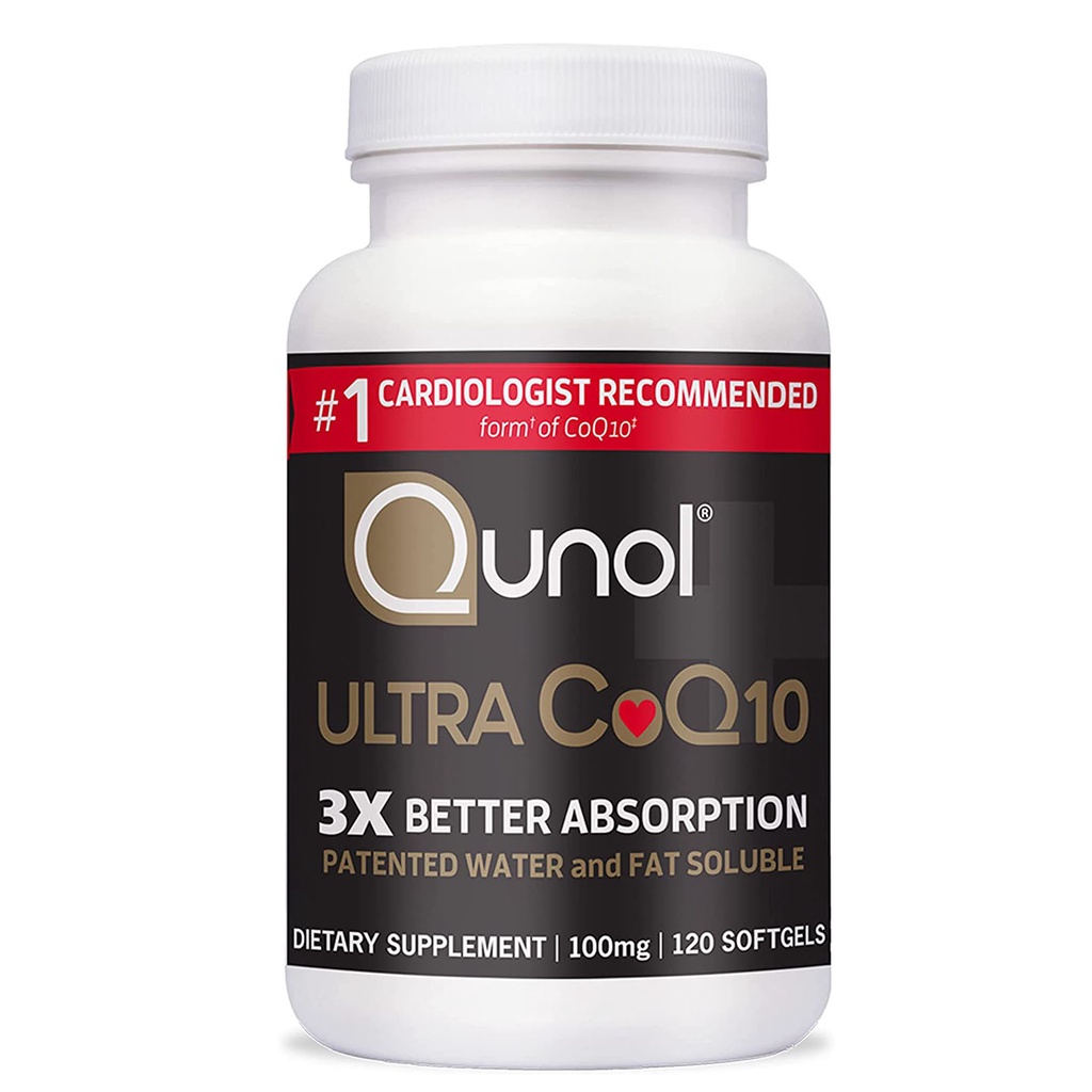 Qunol Ultra CoQ10 100mg โคคิวเทน ดูดซึมดีกว่า 3x ขายดี#1 จาก USA