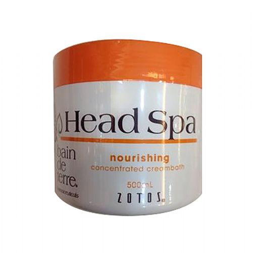 Shiseido head spa bain de terre nourishing concentrated creambath แบงเดอแตร์ เฮดสปา คอนเซนเทรด ครีมบาธ 500 ml