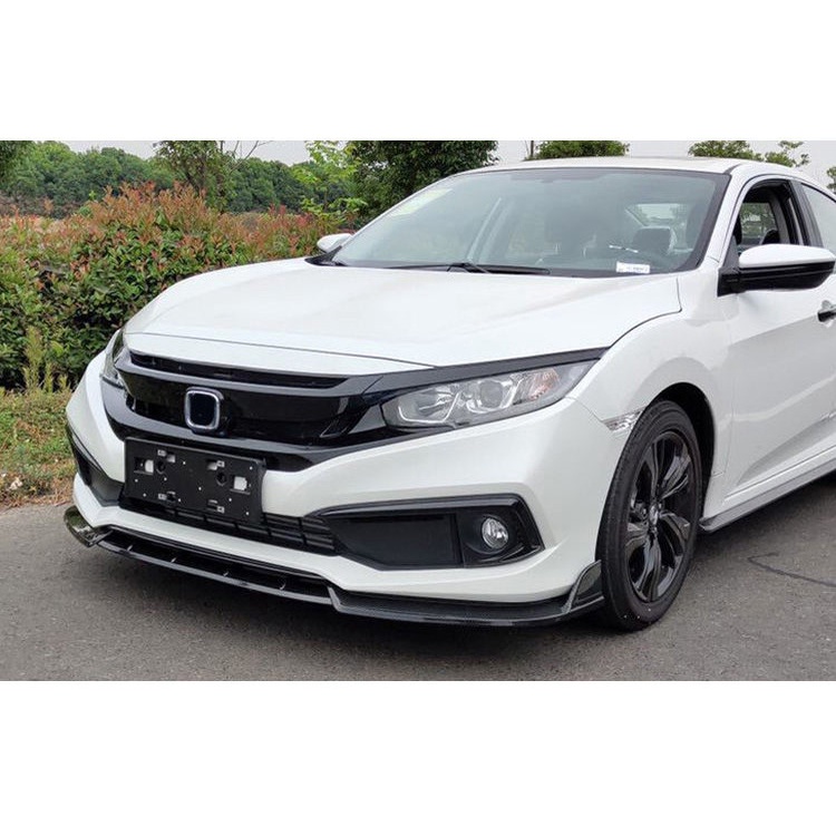 สำหรับ Honda New Civic 2016-2021 Modify จอบด้านหน้า Ten Generation Civic Front Shovel ริมฝีปากหน้าป้องกันการชนกันขนาดเล็กรอบมุมเล็ก Modify - รูปที่ 6