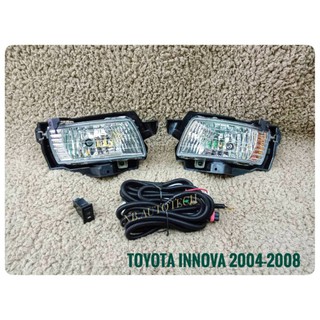 ไฟตัดหมอกอินโนว่า สปอร์ตไลท์ innova 2004 2005 20062007 2008 foglamp sportlight innova TOYOTA INNOVA 2004-2008 ทรงห้าง