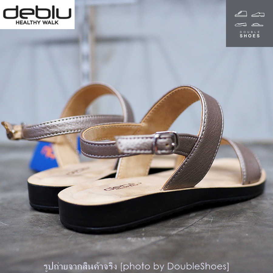 รองเท้าแตะรัดส้นผู้หญิง รองเท้าเพื่อสุขภาพ Deblu รุ่น L5004S (สีน้ำตาล) ไซส์ 36-41