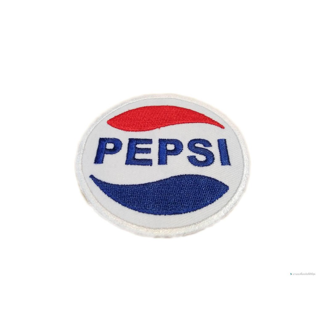 PEPSI ป้ายติดเสื้อแจ็คเก็ต อาร์ม ป้าย ตัวรีดติดเสื้อ อาร์มรีด อาร์มปัก Badge Embroidered Sew Iron On