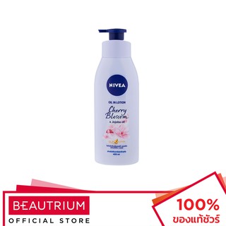 NIVEA Oil In Lotion Cherry Blossom &amp; Jojoba Oil ผลิตภัณฑ์บำรุงผิวกาย 400ml