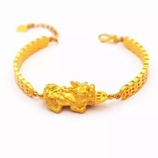 ปี่เซี่ยะคาบเหรียญ สายเหรียญจีน pixiu18k เรียกทรัพย์ ปัดเป่าสิ่งไม่ดี