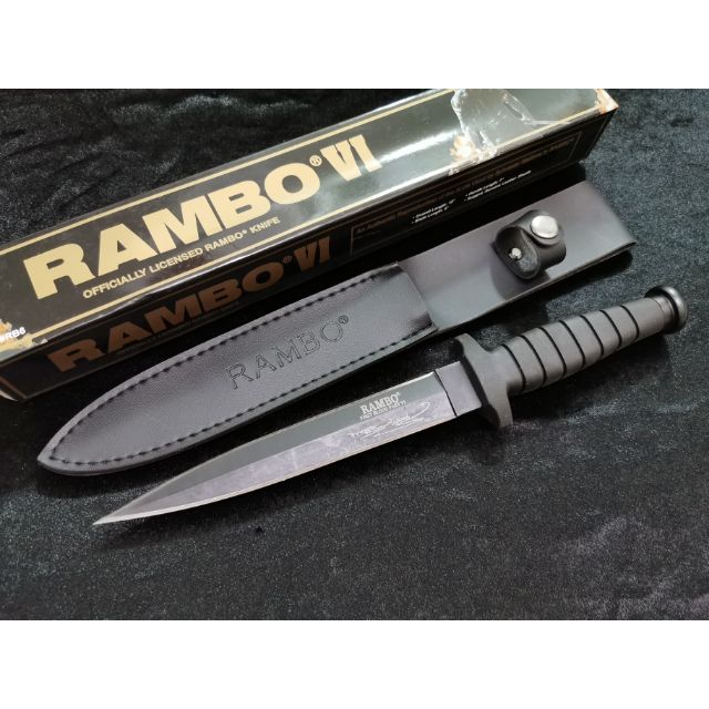 Luckyknife​ มีดสะสม​ มีดพก​ มีดแรมโบ้​ 6​ Rambo​ vi​ 2คม​ ขนาด12"นิ้ว