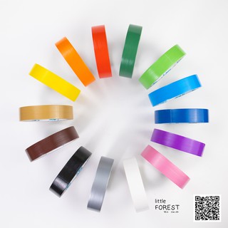 【แพ็ค 6 ม้วน】Fuyuu เทปผ้า เทปผ้าสี 8 หลา ให้เลือก 14 สี Duct tape