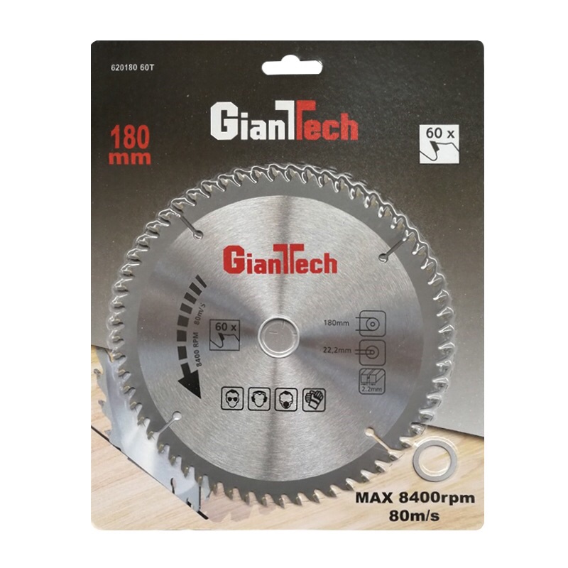 ใบเลื่อยวงเดือน (60 ฟัน) GIANT TECH รุ่น 62018060T ขนาด 7 นิ้ว