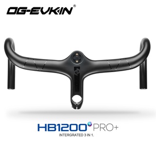 OG-EVKIN Carbon Road Integrated Handlebar 28.6mm Carbon Handlebars For Road Racing Bicycles Handle Bar Bicycle Road Bar