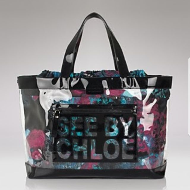 กระเป๋า See By Chloe' Zip File PVC Medium Tote