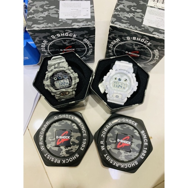 G-SHOCK CAMOUFLAGE Multi Color Men's Digital Sports Quartz Watch GD-X6900MC-7ขาว  GD-X6900TC-8Dสีเทา