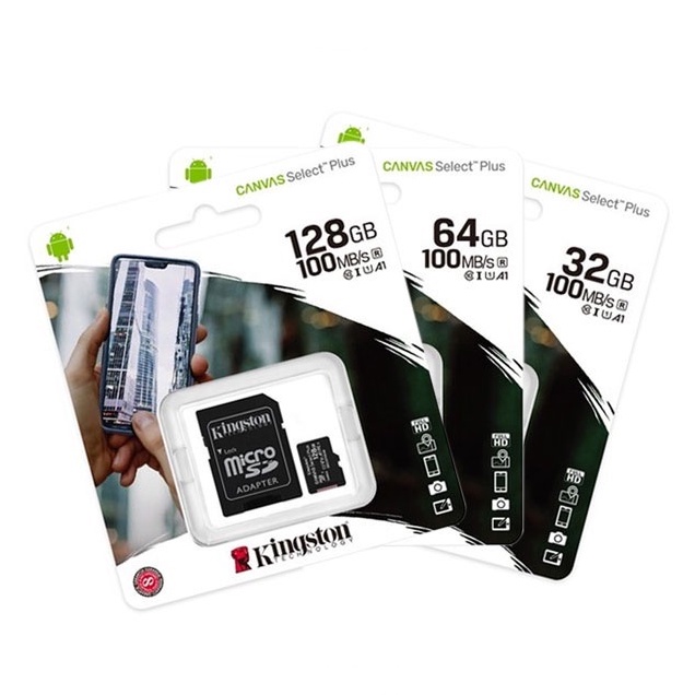 ✔ของแท้✔ 32GB, 64GB, 128GB, MICRO SD CARD (ไมโครเอสดีการ์ด) KINGSTON CLASS 10 (SDCS2/64GB) รับประกัน LT - รูปที่ 3