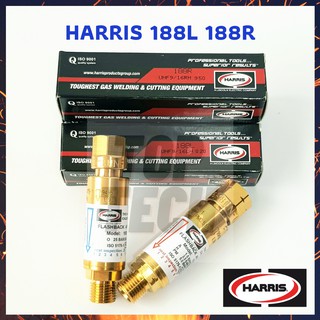 กันนไฟย้อน/กันย้อนลม-แก๊ส ติดเกจ์ HARRIS 188L 188R Flashback Arristors for regulator