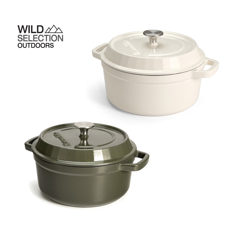 หม้อเคลือบเหล็กหล่อ Naturehike หม้อ อุปกรณ์แคมป์ปิ้ง Cast iron enamel pot NH20CJ021