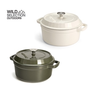 หม้อเคลือบเหล็กหล่อ Naturehike หม้อ อุปกรณ์แคมป์ปิ้ง Cast iron enamel pot NH20CJ021