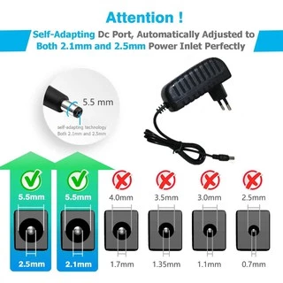 DC Adapter 12V 2A อะแดปเตอร์ CCTV Adapter 12V 2A 2000 mAh สำหรับกล้องวงจรปิด (หัว 5.5 x 2.5MM)