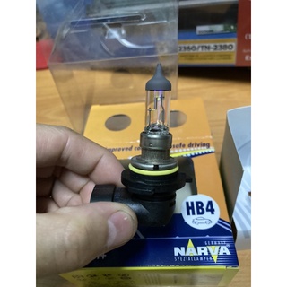 หลอดไฟหน้า อัพเกรด HB4 แสงออกเหลืองนวล NARVA CO+ 12 V.