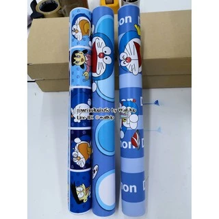 (ส่งด่วน มีโค้ดลด) Wall Kip วอลเปเปอร์ โดเรม่อน ติดผนัง สติ๊กเกอร์ มีกาวในตัว ติดเองได้