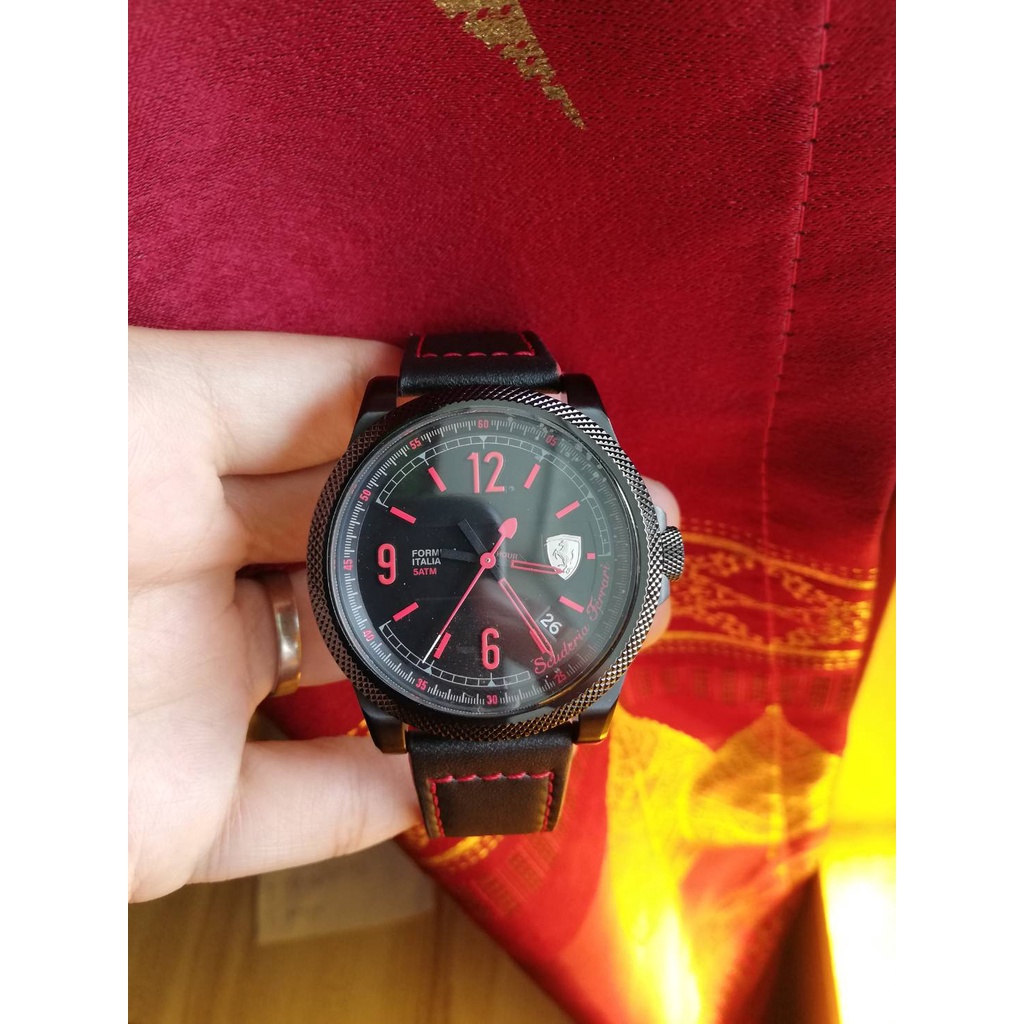 ส่งฟรี นาฬิกา แบรนเนม Ferrari ของแท้ official product ของใหม่