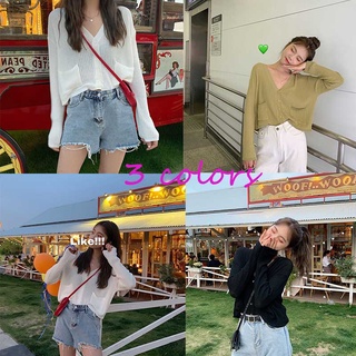 Shein 0368 เสื้อคลุมคาร์ดิแกน oversize คาร์ดิแกนเกาหลี เสื้อคลุมแขนยาว ผ้านิ่มใส่สบาย ผ้าบางไม่หนา ใส่คลุมกับอะไรก็ปัง