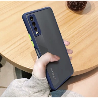 ส่งจากไทย Case Vivo Y12A/Y12S/Y20/Y20i/V23/V23E/Y15S/V21 เคสโทรศัพท์ วีโว่ เคสกันกระแทก ขอบนิ่มหลังแข็ง