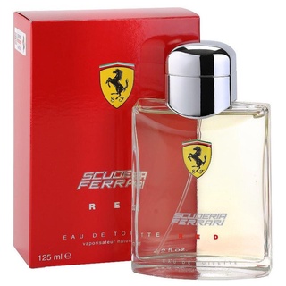 น้ำหอมแท้ FERRARI SCUDERIA RED FOR MEN EAU DE TOILETTE SPRAY 125 ML ของใหม่ กล่องซีล เหมือนกับห้าง