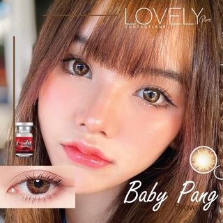 คอนแทคเลนส์ยี่ห้อ Lovely รุ่น Baby Pang Brown (สีน้ำตาล)