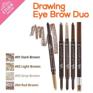 พร้อมส่งแบบใหม่ Etude House Drawing Brow Duo ดินสอเขียนคิ้ว