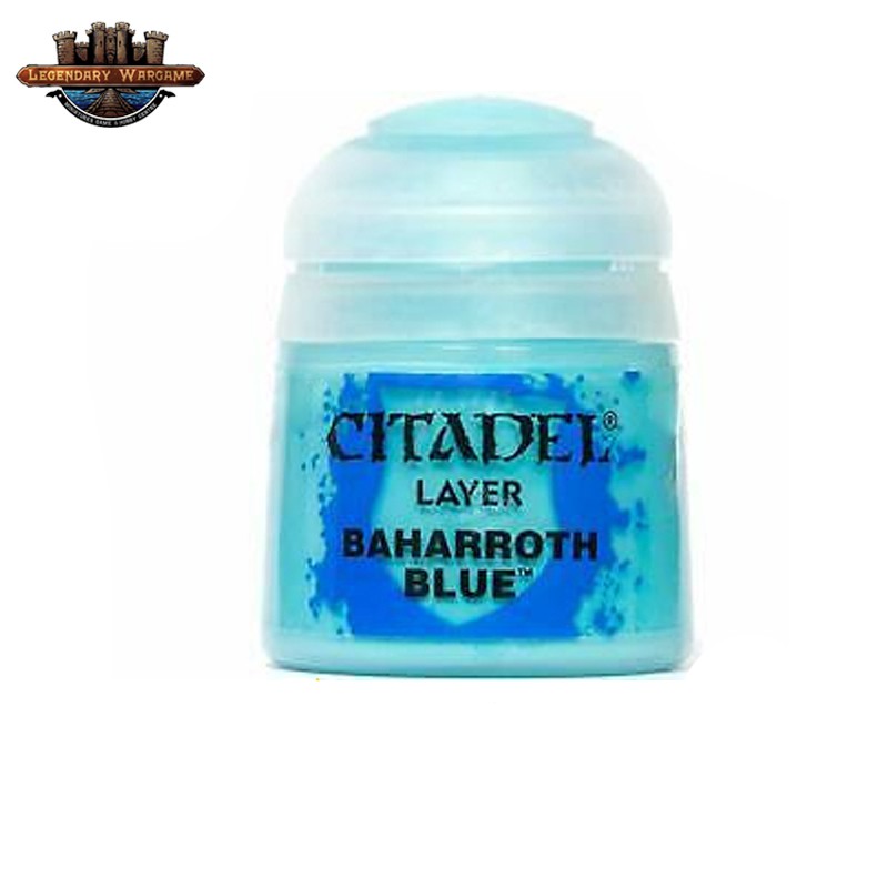 [P360พร้อมส่ง] Citadel : LAYER: BAHARROTH BLUE (12ML) สีอะคริลิคสำหรับทาโมเดล