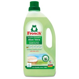 น้ำยาซักผ้า Frosch Sensitive Detergent Aloe Vera สูตรน้ำ ประเทศเยอรมัน