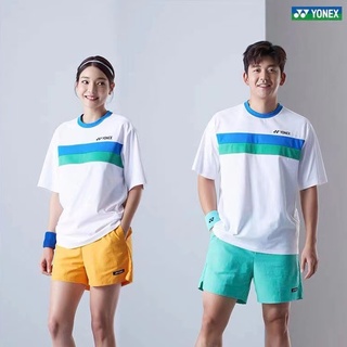 Yonex เสื้อแบดมินตัน ครบรอบ 75 ปี สไตล์เกาหลี แห้งเร็ว สําหรับผู้ชาย และผู้หญิง