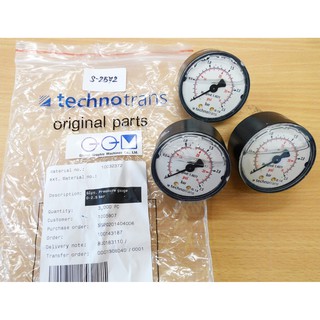 #0042 - 100.32.372 Pressure Guage 0-2.5bar D50x 14 (S-2572)