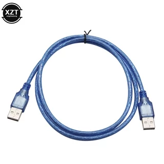 สายเคเบิลข้อมูล USB ตัวผู้ถึงตัวผู้เป็นสาย usb สองหัว 2.0 สายฮาร์ดไดรฟ์แบบป้องกันสายเคเบิลข้อมูล usb A/A