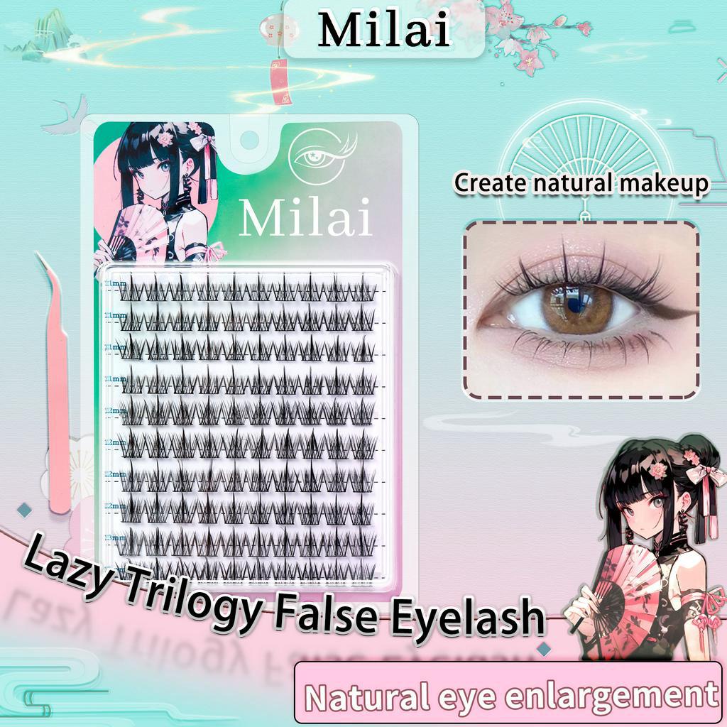 Milai ขนตาปลอม 10-15 มม. 120 ชิ้น DIY