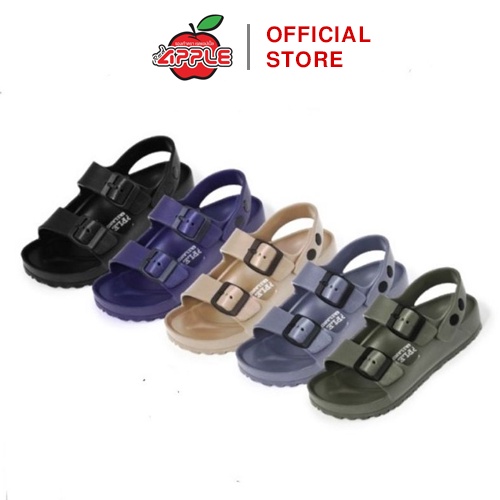 รองเท้าแตะ Apple สีแดงสําหรับเด็กชายและเด็กหญิง BG 2569 Double Backstrap 30 - 35