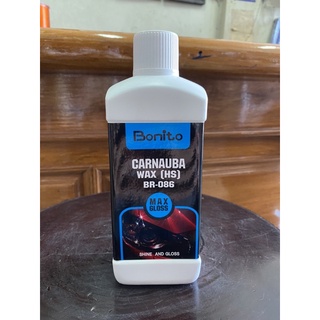 🚗🔥ครีมลงเงาโบนิโต้  (BR-086) BONITO CARNAUBA WAX (500 กรัม)🔥🚗