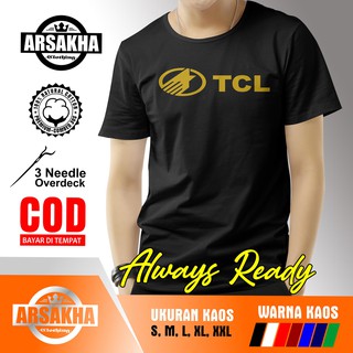 เสื้อยืด พิมพ์ลายโลโก้ บริษัท TCL Arsakha