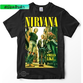เสื้อยืด พรีเมี่ยม nirvana - SMELLS LIKE / nirvana / nevermind / เสื้อเชิ้ตผู้ชาย / grunge grank