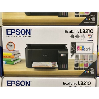 epson inkjet Printer L3210 หมึกแท้ 4 ขวด ประกันศูนย์บริการ