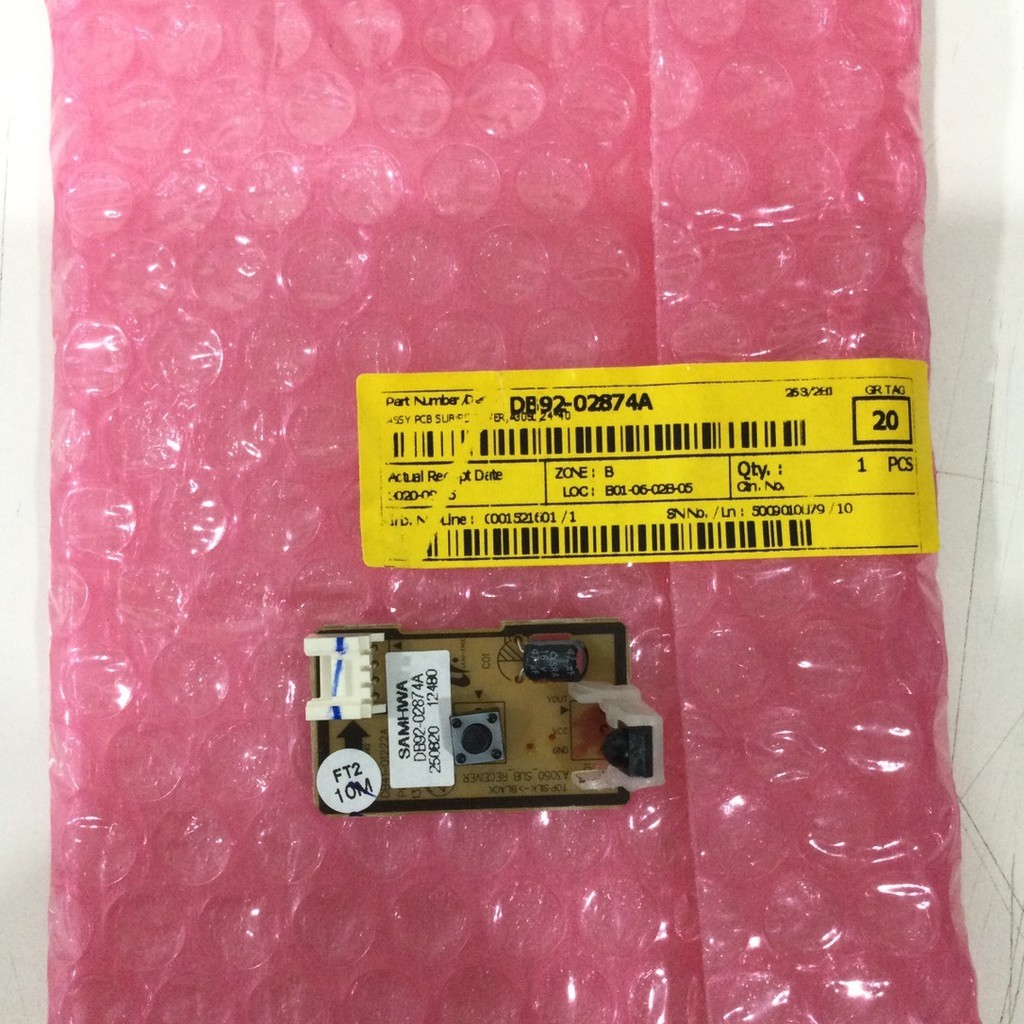 SAMSUNG  PCB SUB รุ่น DB92-02874A แผงรับสัญญาณรีโมท อะไหล่แท้ราคาถูก   ส่งเร็ว