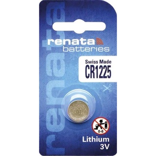 ถ่าน Renata CR1225 Lithium 3V แพคเดี่ยว 1ก้อน Made in Switzerland ของใหม่ ของแท้