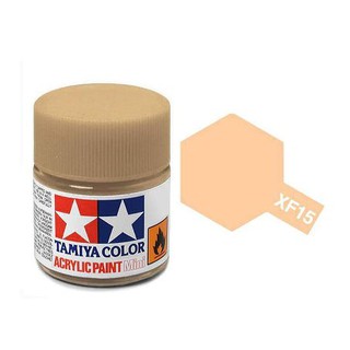 สีสูตรน้ำทามิย่า Tamiya Acrylic XF15 Flat Flesh 10ml