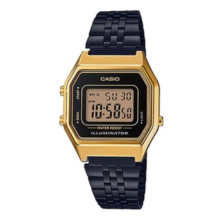 ﻿นาฬิกา CASIO LA680WEGB-1ADF เรืือนทองดิจิตอลใหม่