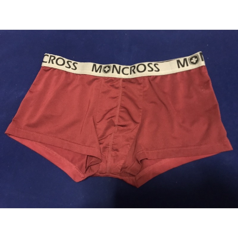 Moncross Underwear Boxer กางเกงบ็อกเซอร์ มือสอง ผ้าไลก้า มันๆลื่นๆ สวมใส่สบายนุ่มนวล Size XL เอว 34-
