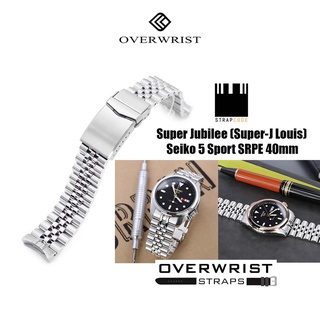 สายนาฬิการุ่น Super Jubilee for Seiko5 Sports 40mm สายกว้าง 20mm