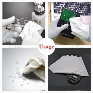 ผ้าเช็ดหัวพิมพ์ 100% Polyester Microfiber ซับของเหลวได้ดี ผ้าไม่ทอ ไร้ฝุ่น ผ้าคลีนรูม ผ้าแอนตี้ เกรดอุตสาหกรรม SGS UKAS