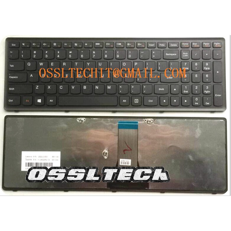 FLEX 15 15D G500S G505S S510P S510 25211020 25211050 แป้นพิมพ์แล็ปท็อป Z510