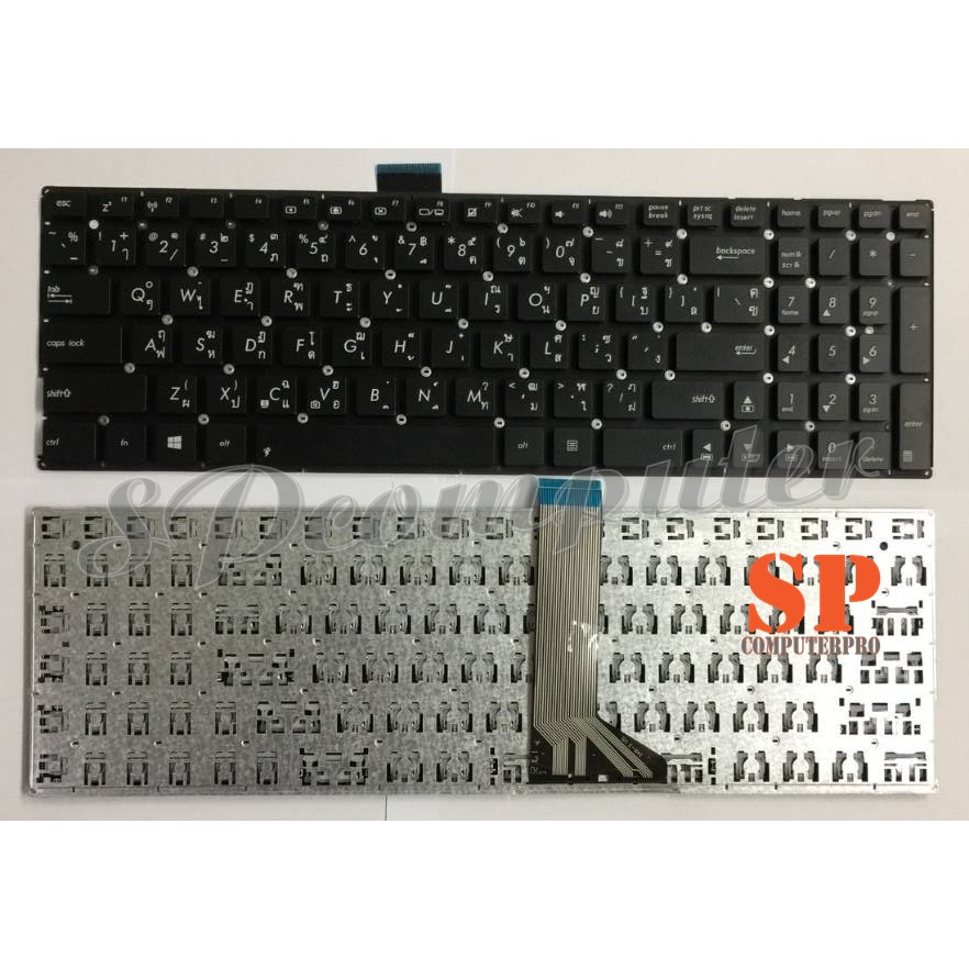 KEYBOARD ASUS คีย์บอร์ด ASUS K555 K555L K555LA K555LD  X555  X555LA X555LD  X551  X554L  X555L  ไทย-