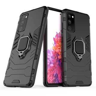 เคส Samsung Galaxy S20 FE ฮาร์ดเคสกันกระแทกเคสโทรศัพท์ Hybrid Armor Shockproof Ring Case Samsung S20 FE S20FE 5G Cover Stand