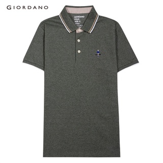 GIORDANO เสื้อโปโลผู้ชาย ปักClassiman-Mens Classic man polo 01011260